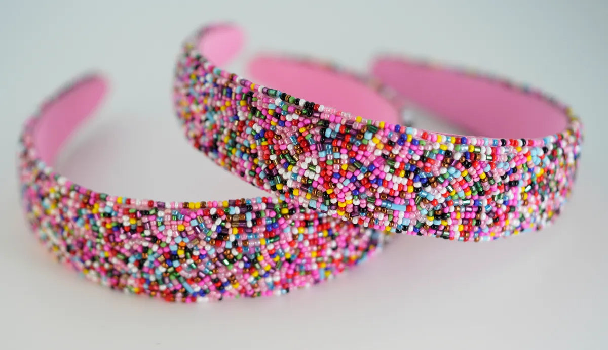 Pink Confetti Headband