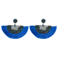 Blue Half Moon Tassel
