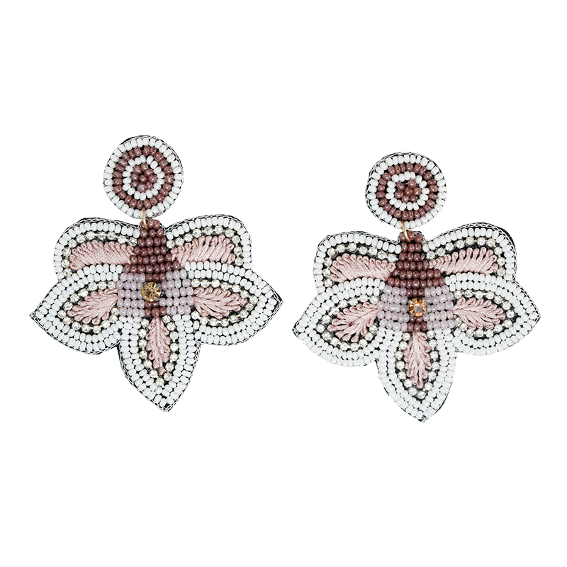 Pink Butterfly Earring