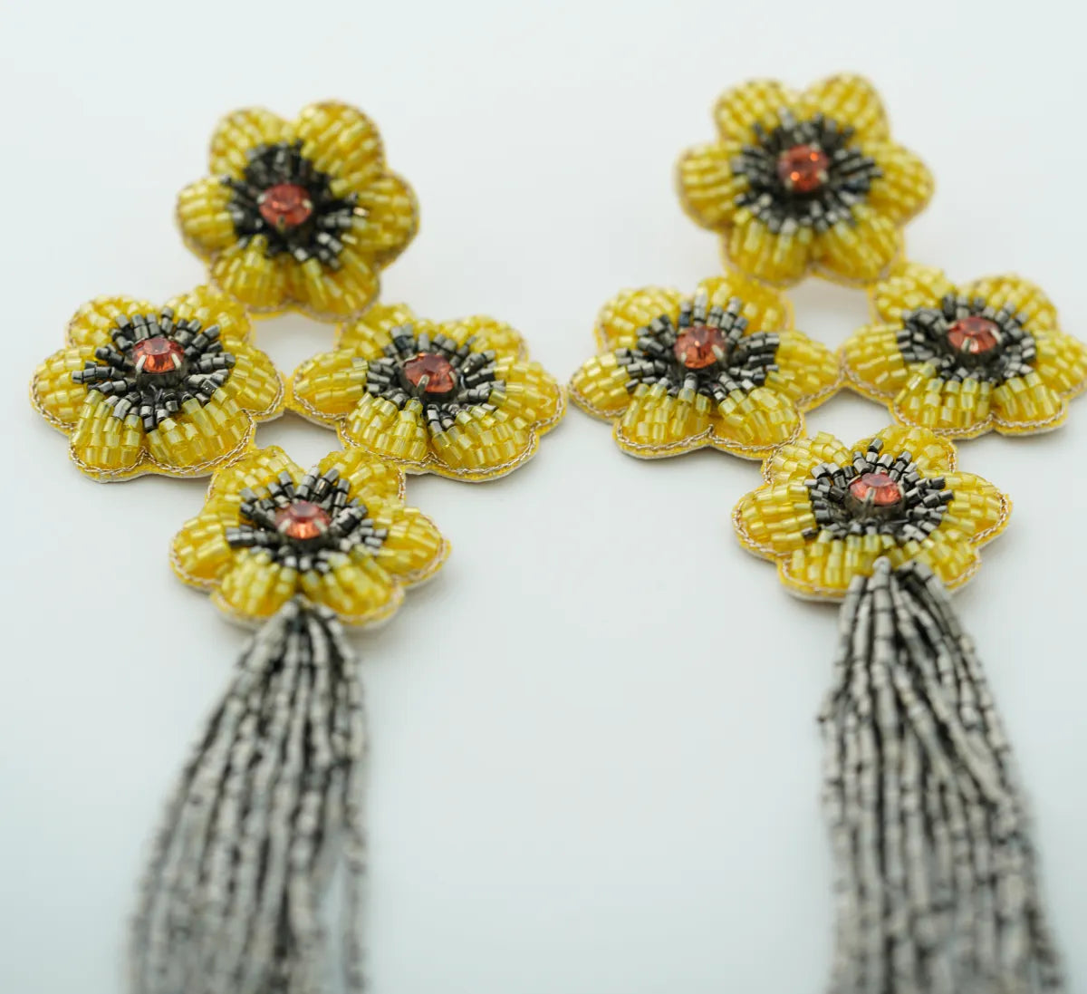 Sunflower Bouquet Earrings