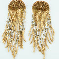 Golden Post Beaded Tassels