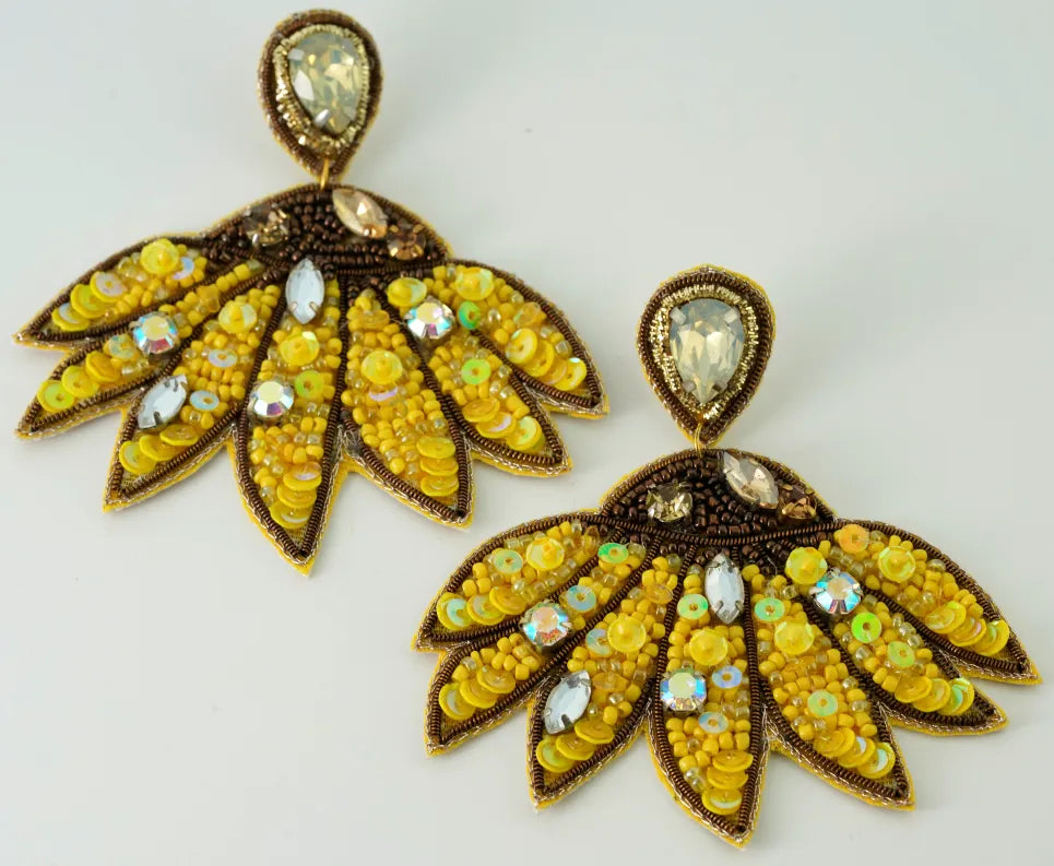 Helianthus Drop Earrings