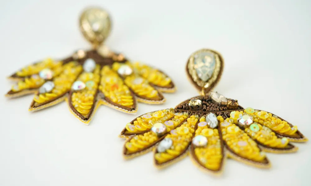 Helianthus Drop Earrings