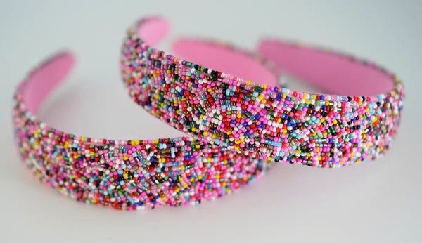 Pink Confetti Headband