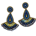 Midnight Blue Peacock Crest