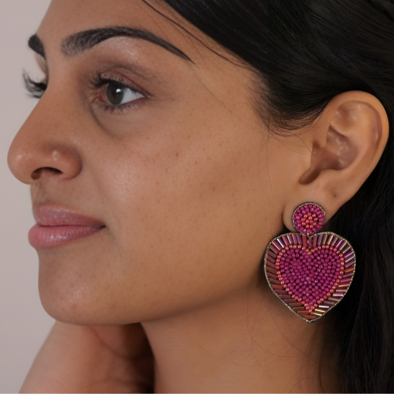 Iridescent Pink Heart