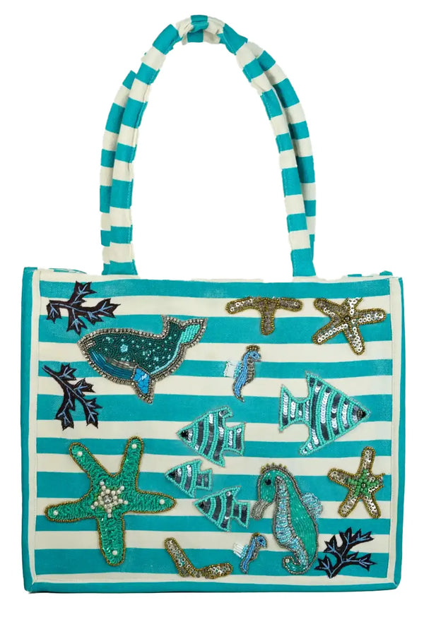 Turquoise Tide Tote
