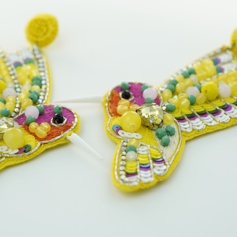 Hummimgbird Yellow Elegance